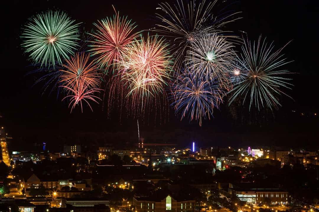 Fireworks Over the River Winona Steamboat Days